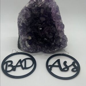Black Statement Earrings